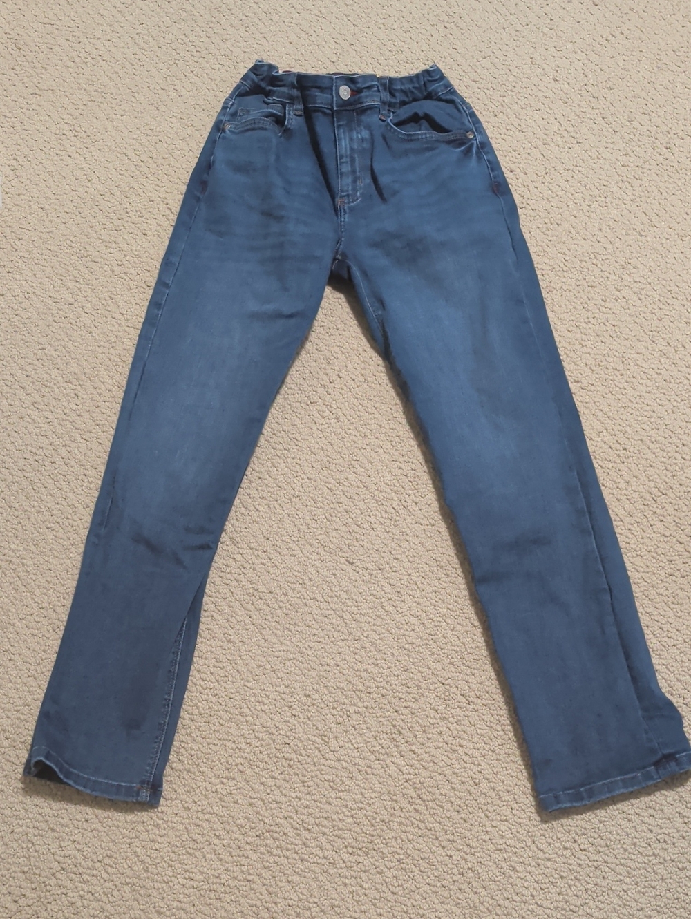 Boden Girl's Blue Straight Leg Jeans
